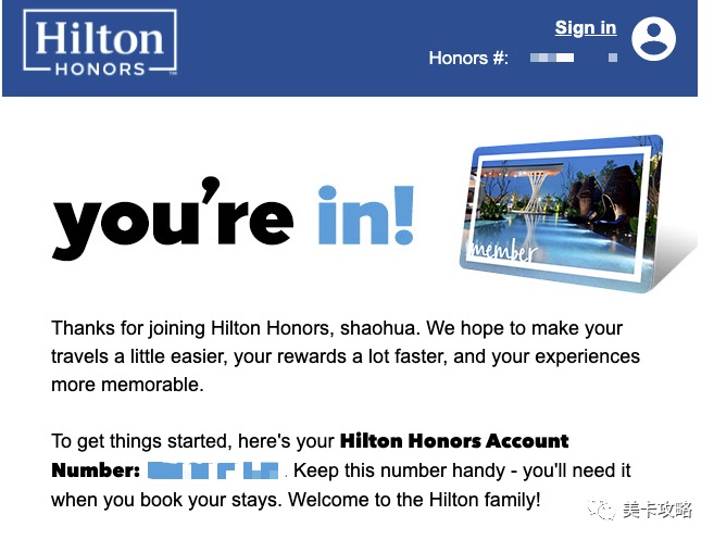 Hilton | 新用户注册送 Amazon eGC，入住两次再送5K积分