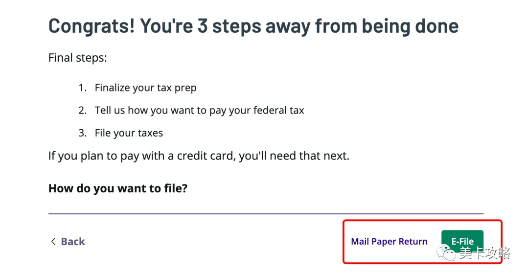 TaxAct 报税软件简介，支持 NRA 在线电子报税（E-File）