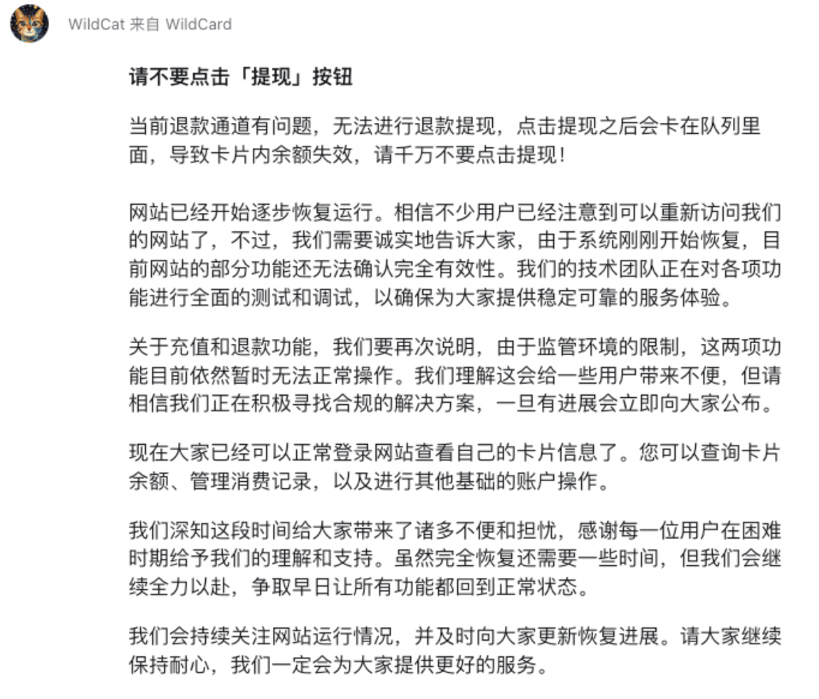 WildCard 万事达虚拟卡服务（无美国银行卡订阅各类服务）【2025.7更新：服务已恢复，暂不支持退款提现】 | 美国信用卡攻略